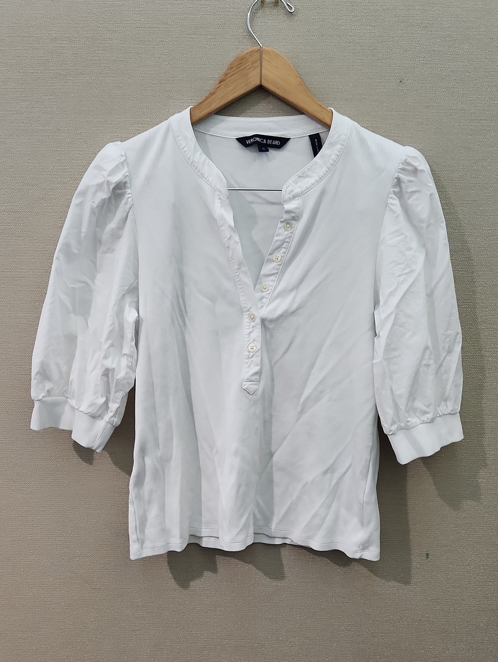 Veronica Beard Coralee Puff Sleeve To Size XL - Picture 2 of 14